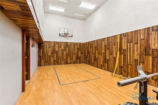 view of sport court with basketball court