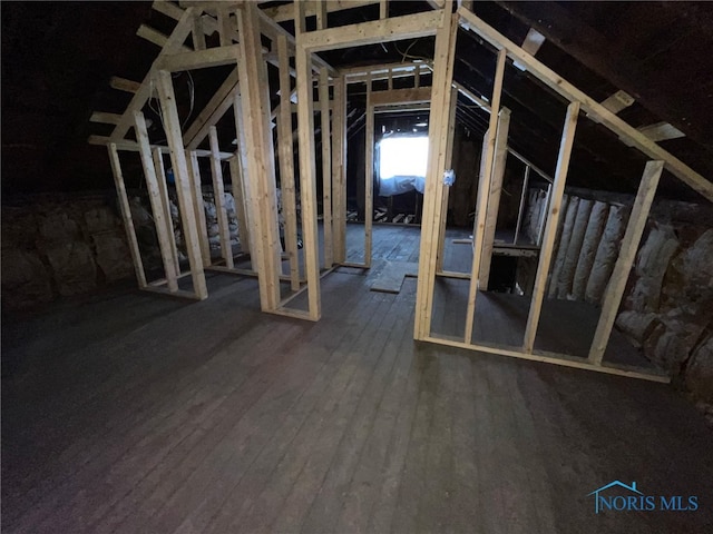 2398 York St, Toledo, OH 43605 - view of unfinished attic