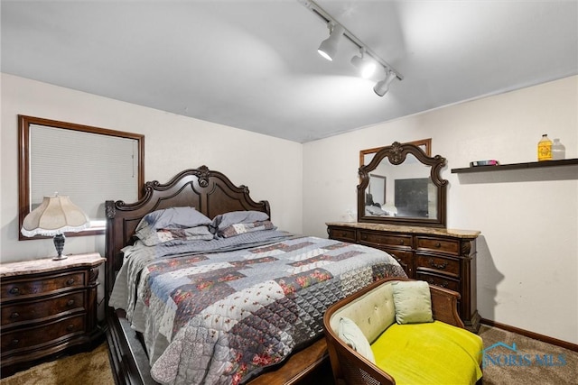 1705 Archwood Ln, Toledo, OH 43614 - carpeted bedroom featuring track lighting and baseboards