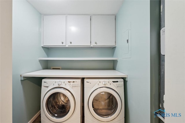 5718 Aspen Dr Unit 15, Toledo, OH 43615 - washroom featuring washer and clothes dryer and cabinet space