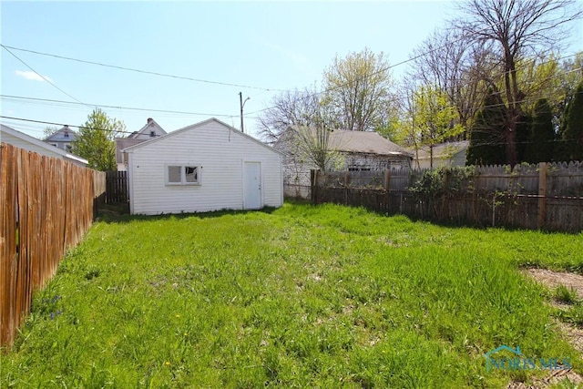 304 Dexter St, Toledo, OH 43608 - view of yard with a fenced backyard