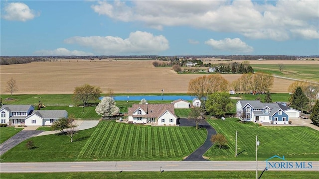 556 S Lathrop Rd, Swanton, OH 43558 - bird's eye view with a rural view