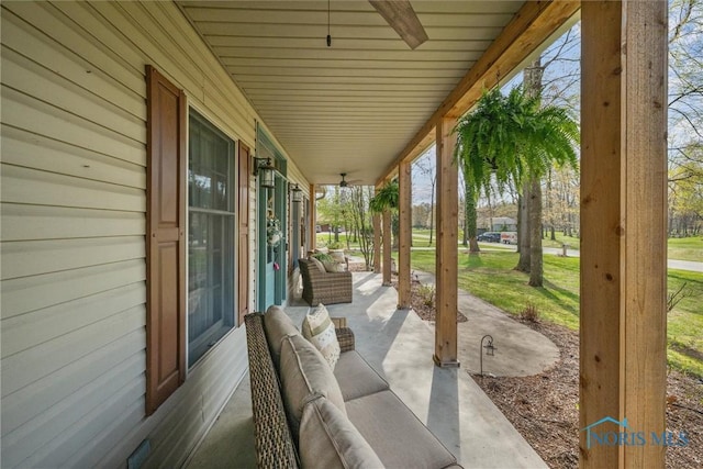 6170 S Winding Way, Swanton, OH 43558 - view of patio / terrace with a porch