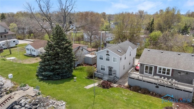 bird's eye view featuring a residential view