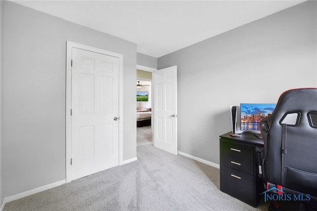 14384 Georgetown Dr, Bowling Green, OH 43402 - carpeted home office featuring baseboards