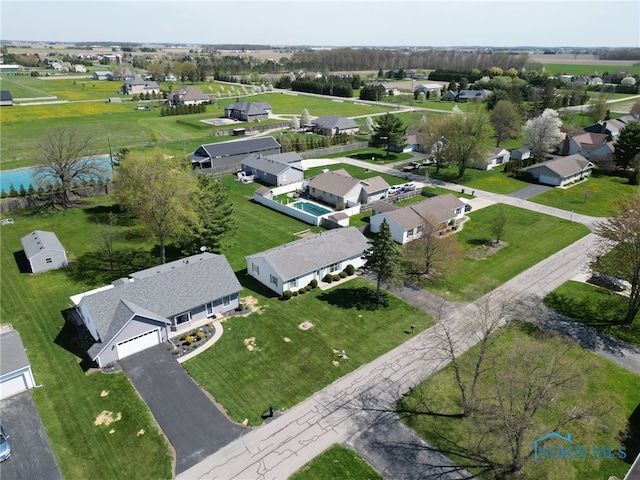 14384 Georgetown Dr, Bowling Green, OH 43402 - birds eye view of property featuring a residential view