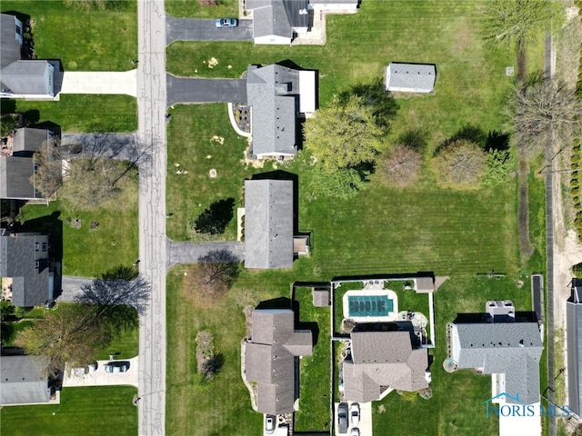 14384 Georgetown Dr, Bowling Green, OH 43402 - bird's eye view