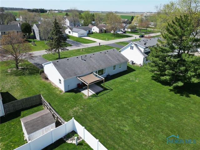 14384 Georgetown Dr, Bowling Green, OH 43402 - aerial view featuring a residential view