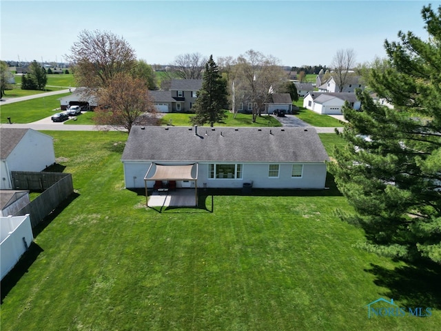 14384 Georgetown Dr, Bowling Green, OH 43402 - bird's eye view featuring a residential view