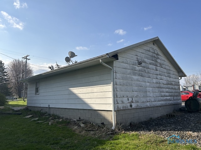 view of home's exterior