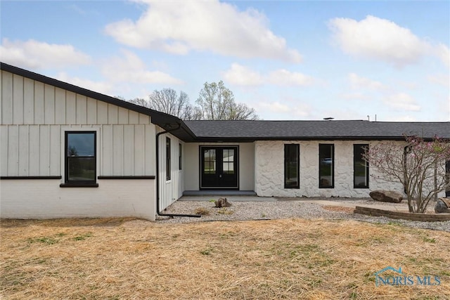 view of rear view of property