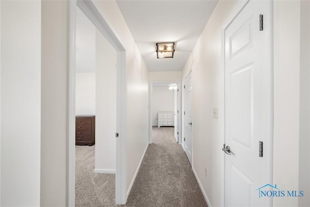 8 Zachary Cir, Waterville, OH 43566 - corridor featuring baseboards and carpet flooring