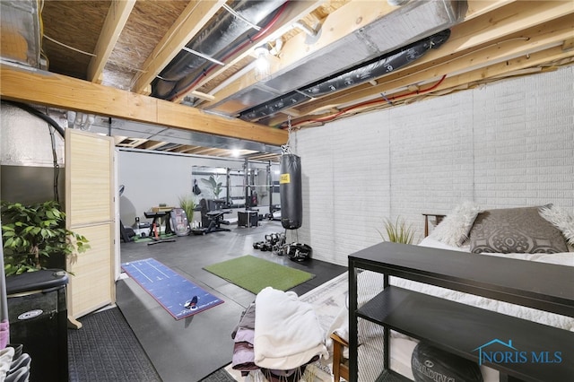view of exercise room