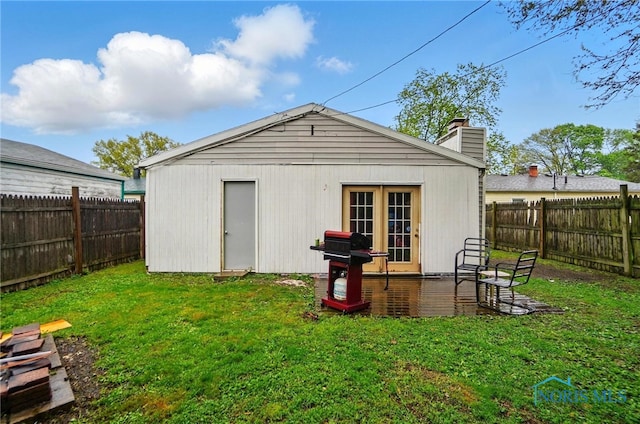 705 Reineck Dr, Toledo, OH 43605 - view of outdoor structure featuring a fenced backyard