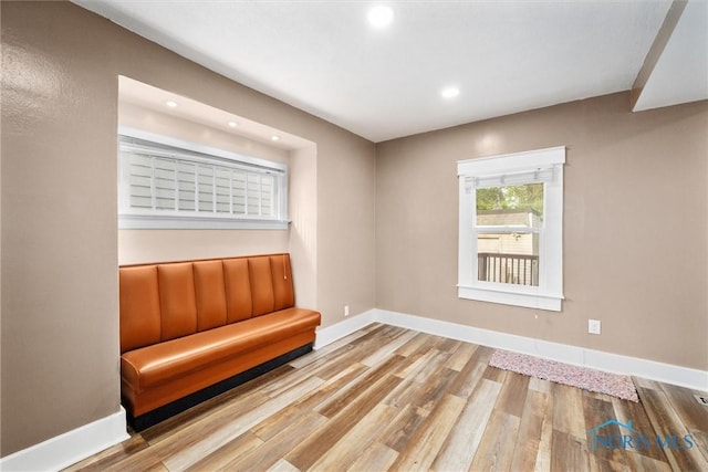 4242 Fairview Dr, Toledo, OH 43612 - unfurnished room with recessed lighting, wood finished floors, and baseboards