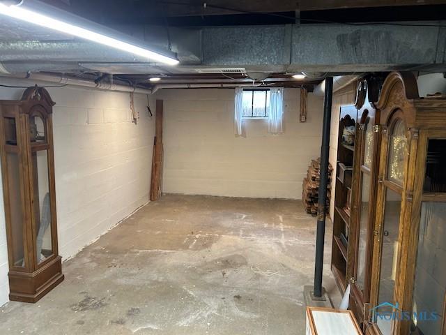 163 E Hull St, Edgerton, OH 43517 - view of basement