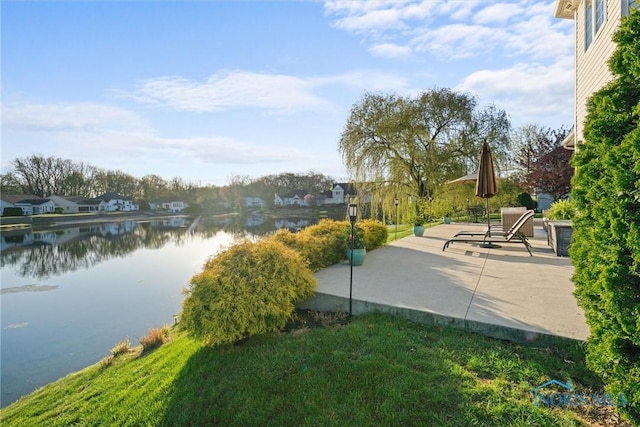 property view of water