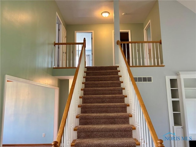 stairs with visible vents
