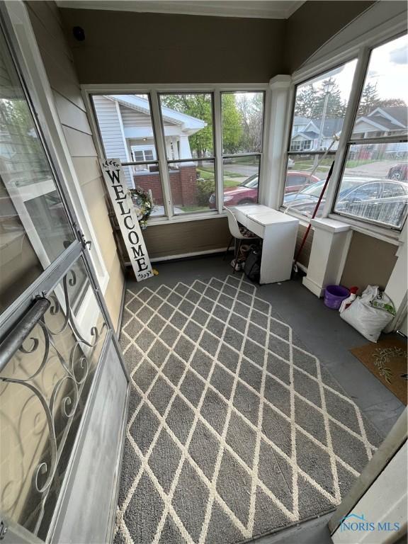 sunroom with a wealth of natural light