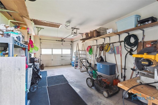 2123 Keen Ave, Toledo, OH 43611 - garage featuring a garage door opener