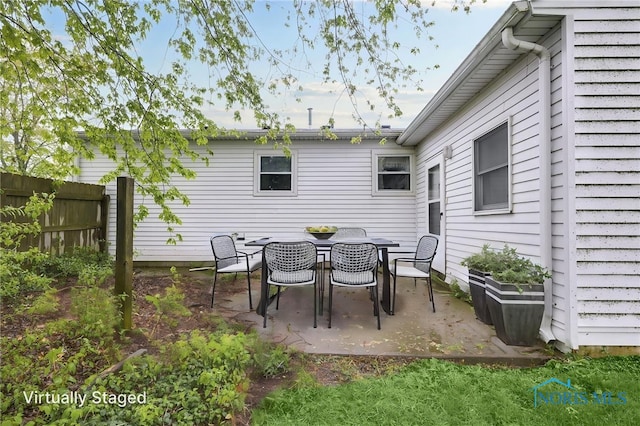 13921 Defiance Pike, Rudolph, OH 43462 - view of patio / terrace featuring fence
