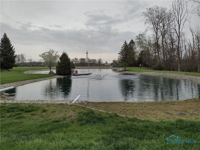 view of water feature