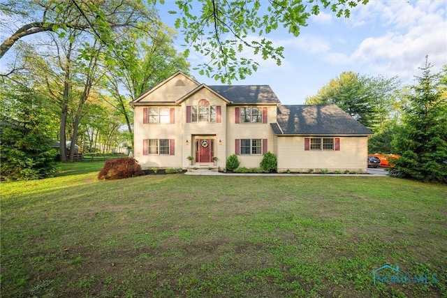 2515 S Berkey Southern Rd, Swanton, OH 43558 - colonial home featuring a front yard