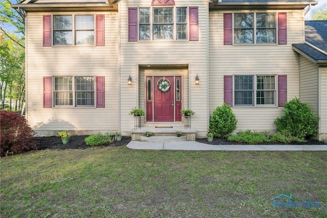 2515 S Berkey Southern Rd, Swanton, OH 43558 - view of front of property featuring a front yard