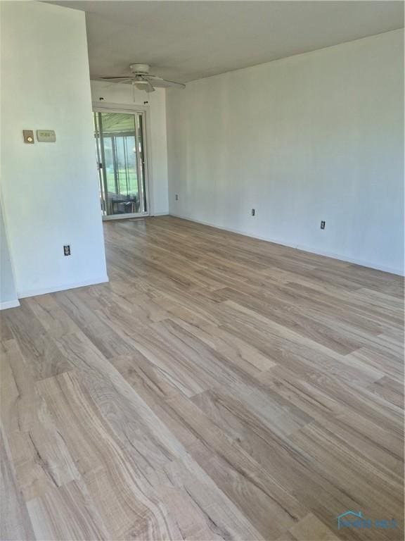 633 Southfield Dr, Maumee, OH 43537 - spare room featuring ceiling fan and light wood finished floors