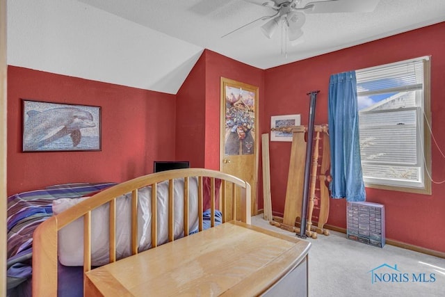 3739 Wild Pheasant Ln, Sylvania, OH 43560 - bedroom with carpet floors and a ceiling fan