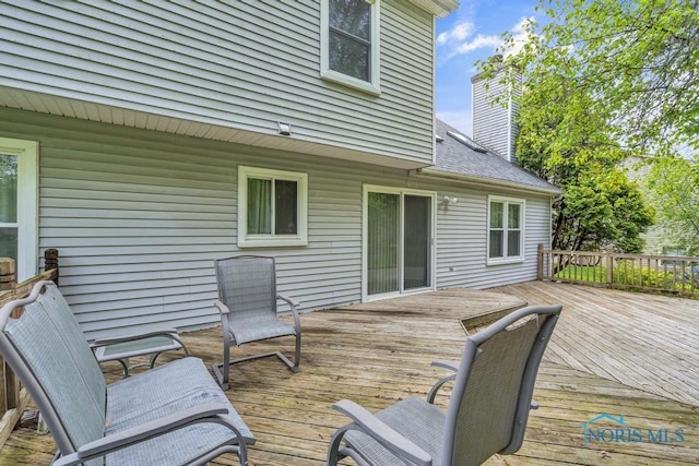 3739 Wild Pheasant Ln, Sylvania, OH 43560 - view of wooden deck