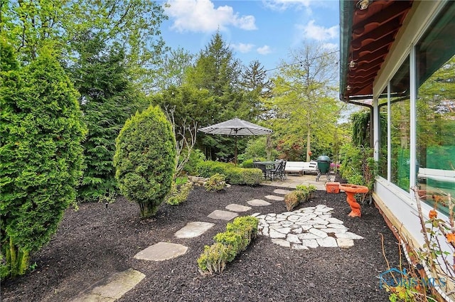 3405 Chestnut Hill Rd, Ottawa Hills, OH 43606 - view of yard with a patio