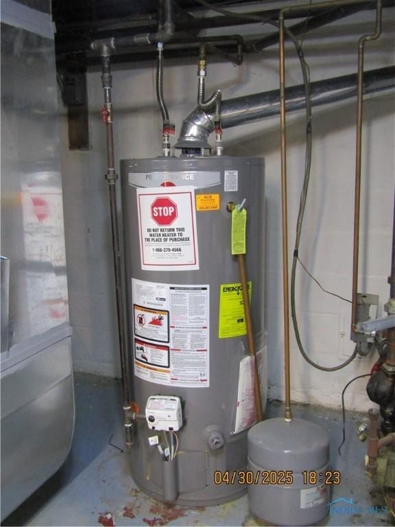 utilities featuring water heater