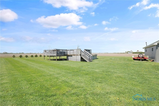 26237 Luckey Rd, Walbridge, OH 43465 - view of yard with a rural view