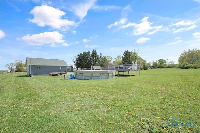 26237 Luckey Rd, Walbridge, OH 43465 - view of yard featuring a fenced in pool