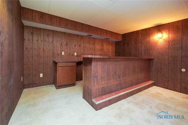 1440 N State Route 19, Republic, OH 44867 - bar with a dry bar and wooden walls