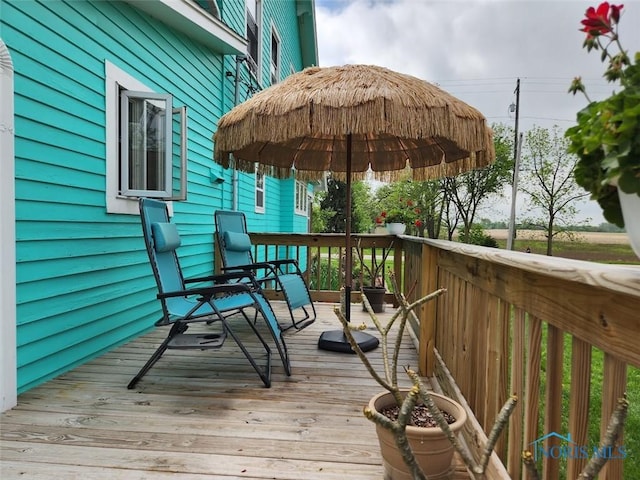 602 W Main St, Fayette, OH 43521 - view of deck