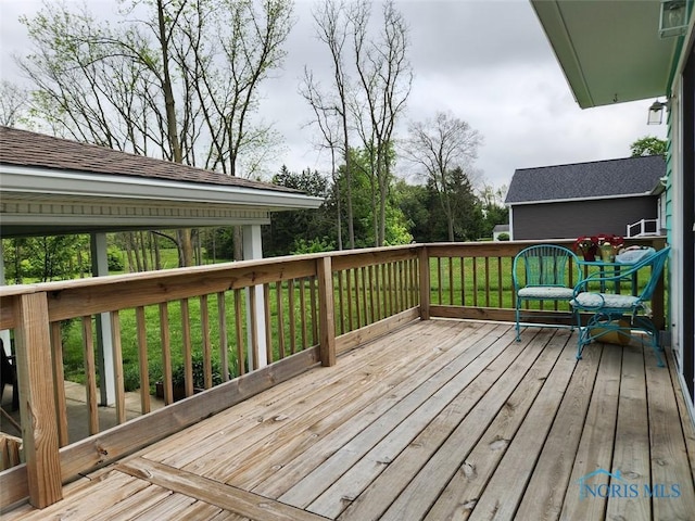 602 W Main St, Fayette, OH 43521 - view of wooden terrace