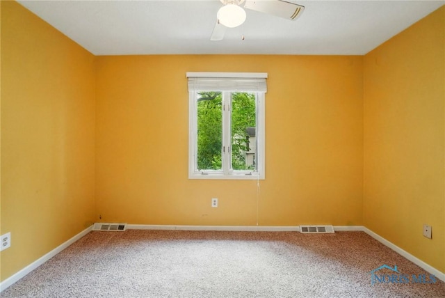 2369 Saint James Woods Blvd, Toledo, OH 43617 - carpeted empty room featuring baseboards and ceiling fan