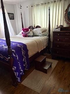 1805 Ayersville Ave, Defiance, OH 43512 - bedroom featuring dark wood-style floors