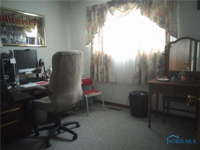 1805 Ayersville Ave, Defiance, OH 43512 - carpeted home office featuring plenty of natural light