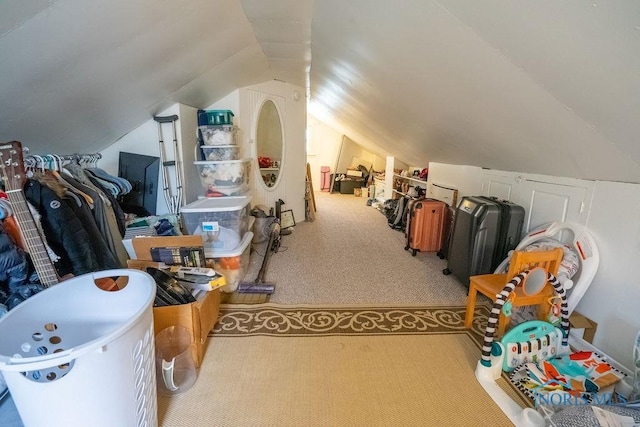 view of attic
