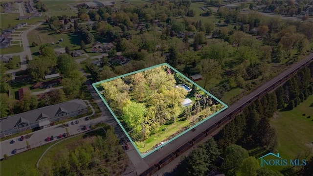 106 N Munson Rd, Swanton, OH 43558 - aerial overview of property's location with property boundaries highlighted