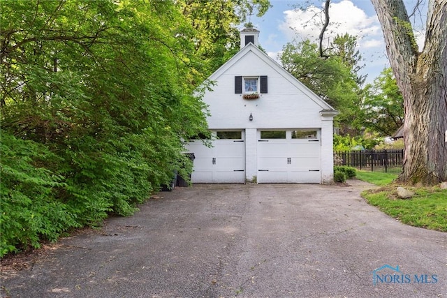 3766 Edgevale Rd, Toledo, OH 43606 - garage with a detached garage and fence
