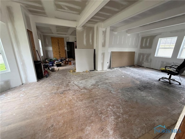 view of unfurnished living room