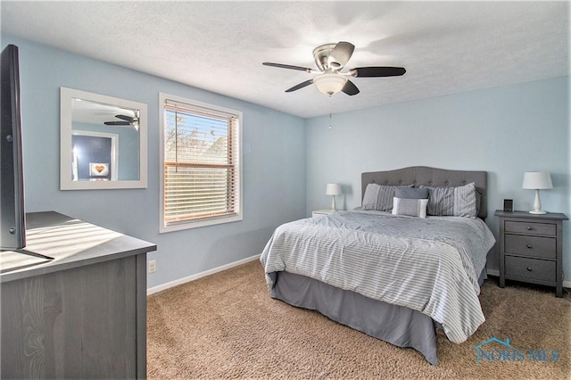 29058 White Rd, Perrysburg, OH 43551 - bedroom featuring baseboards, ceiling fan, and carpet