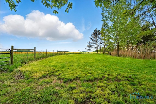 13707 Brint Rd, Berkey, OH 43504 - view of yard featuring a view of countryside