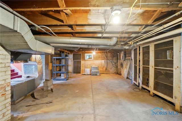 13707 Brint Rd, Berkey, OH 43504 - view of unfinished basement