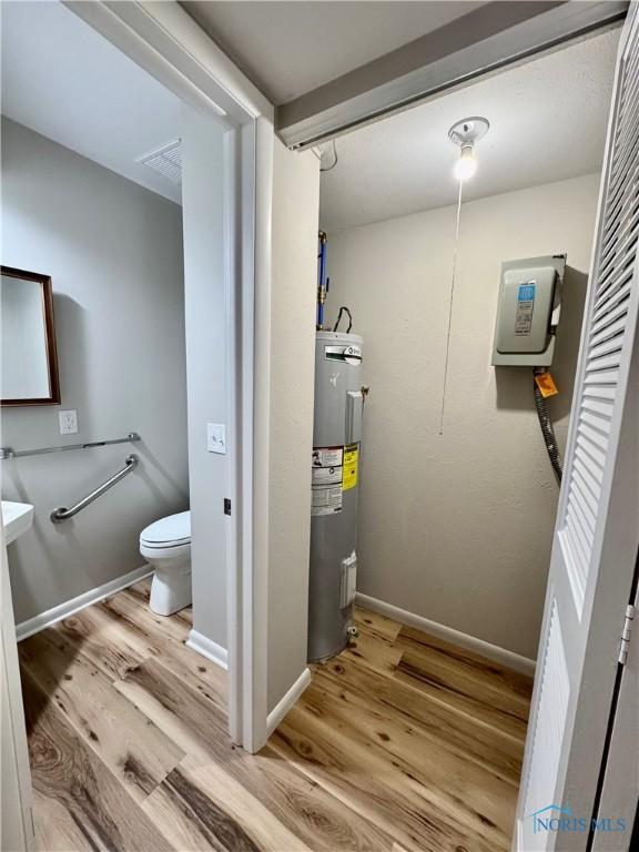 utilities featuring water heater