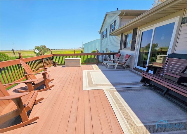 24046 Defiance Pike, Custar, OH 43511 - view of wooden deck